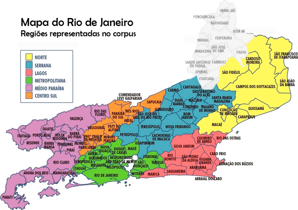 Figure – Map of State Rio de Janeiro